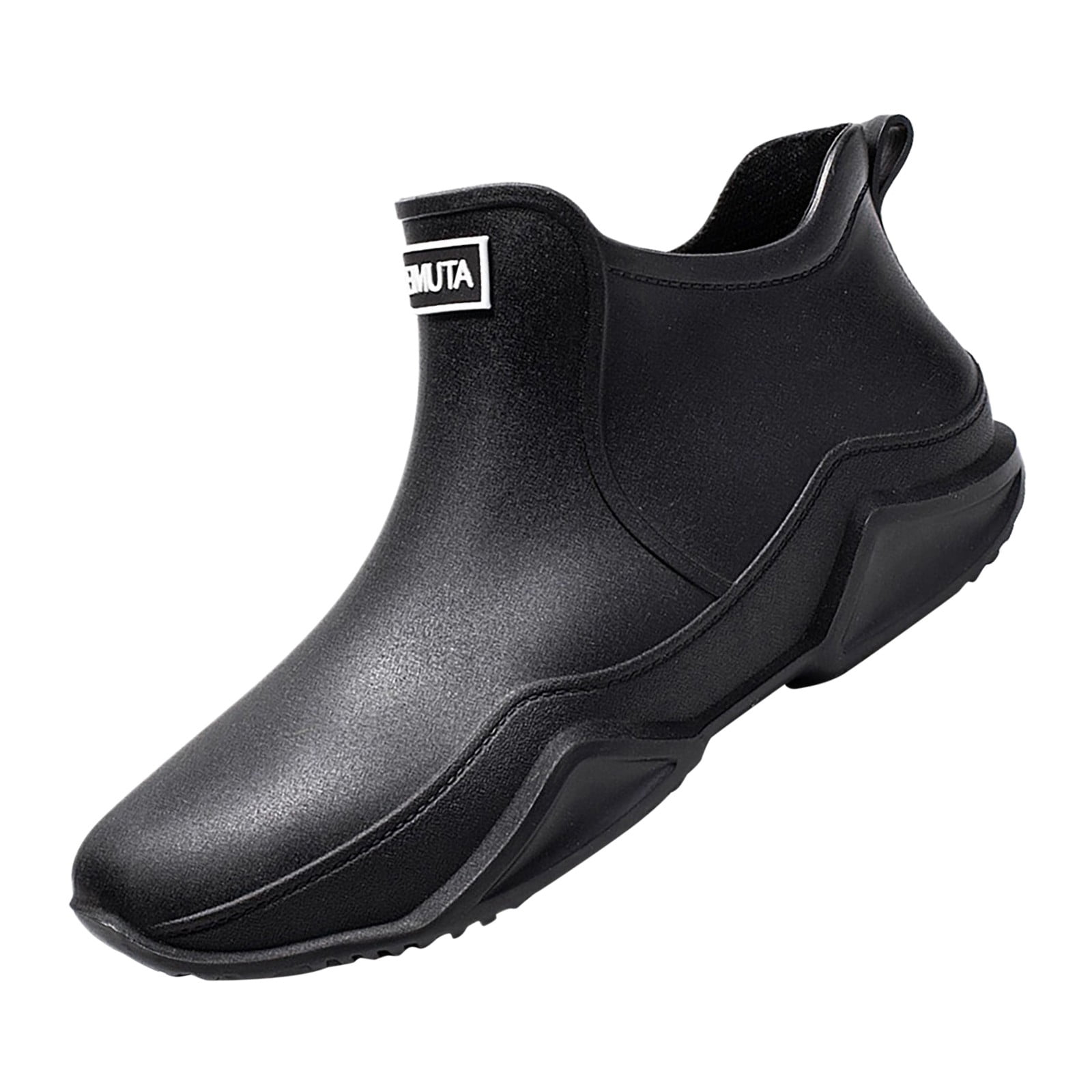 ★CARLYN★ Rain BLACKH74103020 H74103020B XDDST Women Boots Ankle-High Flat Water Shoes for Women