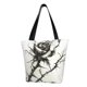 thumbnail image 1 of Balery Black And White Rose Bolsa de Hombro con Diseño, Bolsa Grande y Duradera, Bolsa Versátil para Compras, 1 of 6