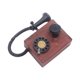 thumbnail image 3 of Teléfono fijo simulado Modelo de teléfono, escena de juego en miniatura, accesorios DIY para manualidades, diseño de escena de vida de juego de rol, 3 of 8