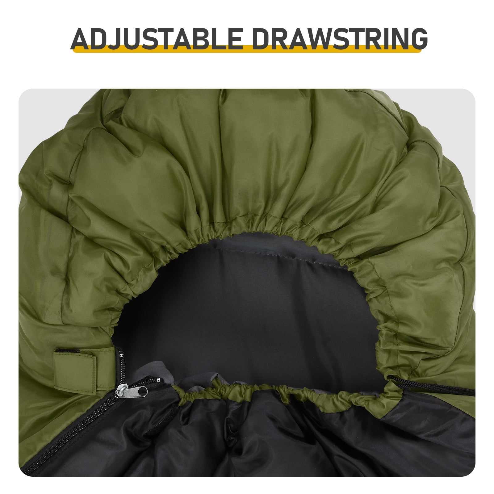 USB Heated Rectangular Sleeping Bag, 190T Polyester Waterproof Ultralight Sleeping Bag, 3-Level Temperature Control Sleeping Bag for Camping Hiking Backpacking RV Travel Indoor Outdoor Use