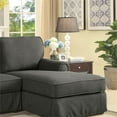 thumbnail image 5 of Furniture of America Fontina Transitional Fabric Right Facing Sectional in Gray, 5 of 6