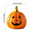 thumbnail image 2 of Sahpxhe Ceramic Pumpkin LED Night Light with Hollow Face for Halloween Fall Tabletop Decor, 2 of 4