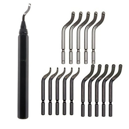 

15pcs Rotary Deburr Blades Set Metal Deburring Tool Kit for Wood Copper Steel