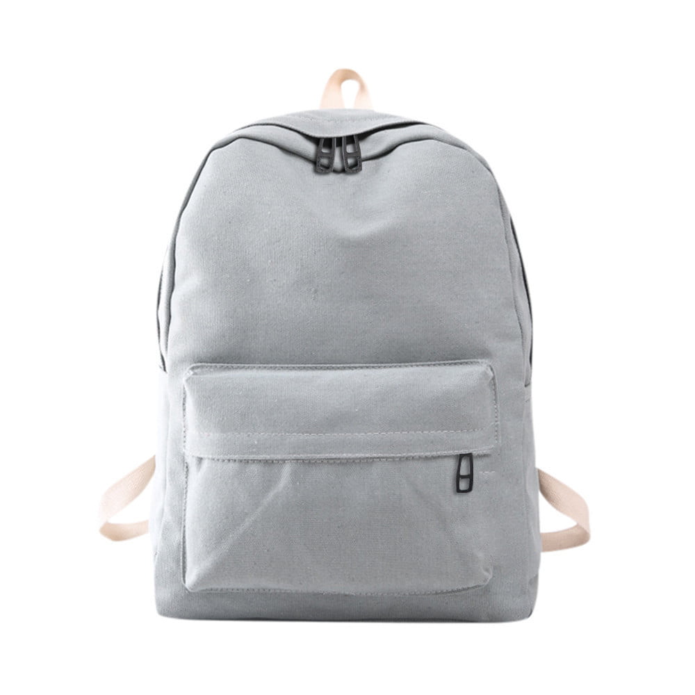 Backpack For Women Girls Canvas Preppy Shoulder Bookbags School Travel Bag 