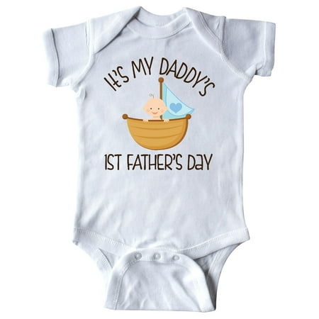 

Inktastic 1st Father s Day Baby Boy Gift Baby Boy Bodysuit