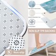 thumbnail image 6 of 4PC Shower Curtain Set with Rugs, Summer Beach Bathroom Set with Non-Slip Rug, Toilet Lid Cover, Bath Mat and 12 Hooks 72x72 inches, 6 of 7