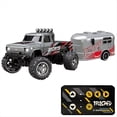thumbnail image 1 of Mini Camión Monstruo Teledirigido, Escala 1:64, Todoterreno, Coche de Escalada, Control Remoto de 2,4 GHz, Juguete para Niños, Regalo, Gris., 1 of 8