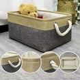 Collapsible Storage Basket Bins Organizer Fabric Toy Basket with