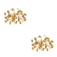 thumbnail image 2 of bedienty 100 Sets Ear Stud Tray Making Findings Earrings Stoppers Bottom Craft Hypoallergenic Earring Accessory Adults Using Gold Color/ 4mm 2Set, 2 of 6