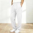 thumbnail image 2 of CAIVO Boys Baggy Sweatpants Straight Leg Bottom Casual Pants Elastic Waist Athletic Joggers Trousers With Pockets Boho Solid Color Kids Bottoms, 2 of 8