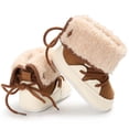 thumbnail image 4 of Kayannuo Winter Boots for Toddler Clearance Winter Toddler Baby Boys Girls Lace Up And Fleece Soft Soled Shoes Toddler, 4 of 9