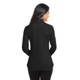 thumbnail image 2 of Port Authority Ladies Dimension Knit Dress Shirt-L (Black), 2 of 2