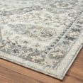 thumbnail image 4 of Luxe Weavers Vintage Oriental Medallion Silver 9x12 Area rug, Indoor Carpet, 4 of 6