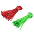 thumbnail image 1 of Unique Bargains Filets de Pastèque 17,72 Pouces Hamacs Melon Suspendus Sac de Filet de Fruits Réutilisable pour Jardin Rouge, Vert 100 Pack, 1 of 6