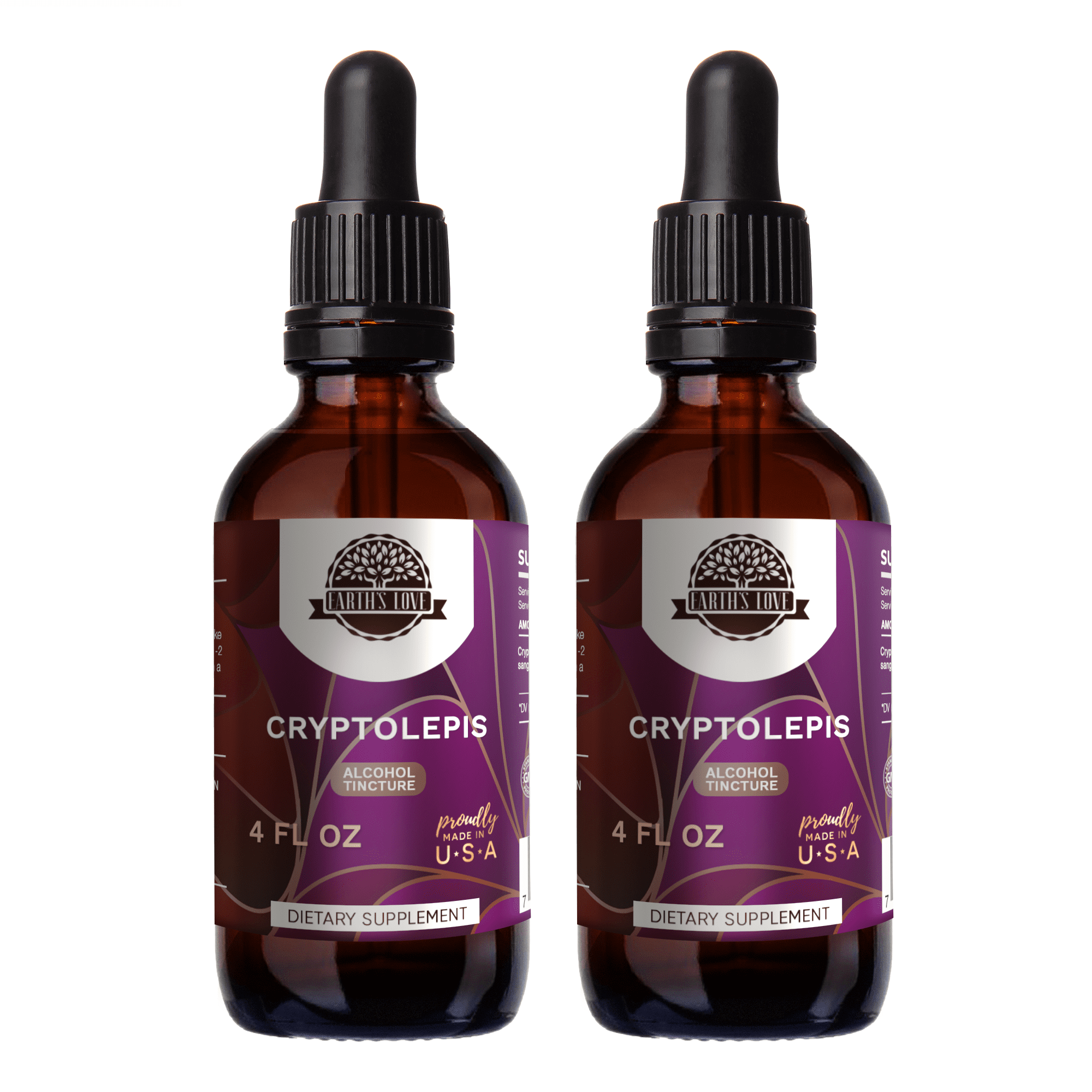 Earth's Love Cryptolepis Alcohol Herbal Extract Tincture, Super