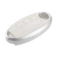 thumbnail image 1 of Carcasa para mando a distancia de 4 botones compatible con Nissan Altima 2007-2020, TPU flexible, color blanco, protector inteligente para mando a distancia de entrada sin llave, 1 of 1