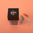 thumbnail image 7 of Paper Clip Holder Dispenser, Large Capacity Desk Organizer with Lid for Office, Classroom, or Home, Includes 18 Multicolored Paper Clips, 7 of 7