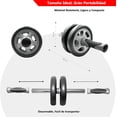 thumbnail image 3 of O.FITNESS AB Roller yo.fitness Equipo Fitness Doble Rueda, 3 of 6