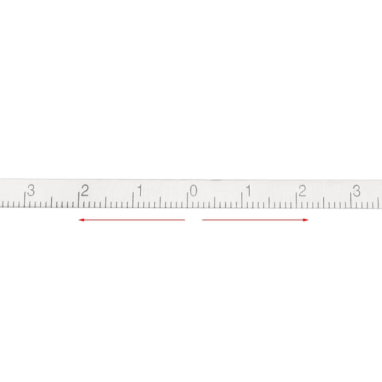 Center Finding Ruler 110mm-0-110mm Table Sticky Tape Measure (from the  middle).