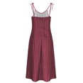 thumbnail image 7 of Sakmal Side Split Spring Dresses for Women 2025 Sexy Midi Sundress Purple Dress Polka Dot Dresses, 7 of 7