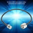 thumbnail image 4 of Cable adaptador N macho a BNC macho 30 cm / 118 pulgadas N macho a BNC macho Cable adaptador coaxial línea de conversión baja pérdida, 4 of 8