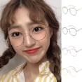 thumbnail image 2 of Vintage Student Round Anti-Radiation Optical Spectacles Eyeglasses Glasses Frame, 2 of 9