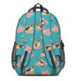 thumbnail image 3 of German Shepherd and Rose Cute School Backpack Bag with Padded Back and Adjustable Shoulder Straps 16.9 X 12.6 X 5.9 Inches, 3 of 5