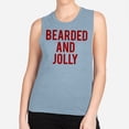 thumbnail image 2 of Bearded and Jolly Women's Muscle Tank X-Small Stonewash Denim, 2 of 5
