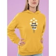 thumbnail image 2 of All You Need Positive Quote  Hoodie Women -Image by Shutterstock, Female Medium, 2 of 4