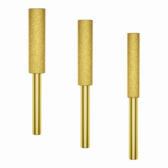 Afiladores de de cadena de de 3 uds, afilador de de cadena, pulido de rebabas, piedras de molienda, herramientas de molienda