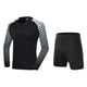 thumbnail image 3 of Kit de uniforme de portero, uniforme de entrenamiento, regalos, multifuncional, negro, alto rendimiento M, 3 of 9