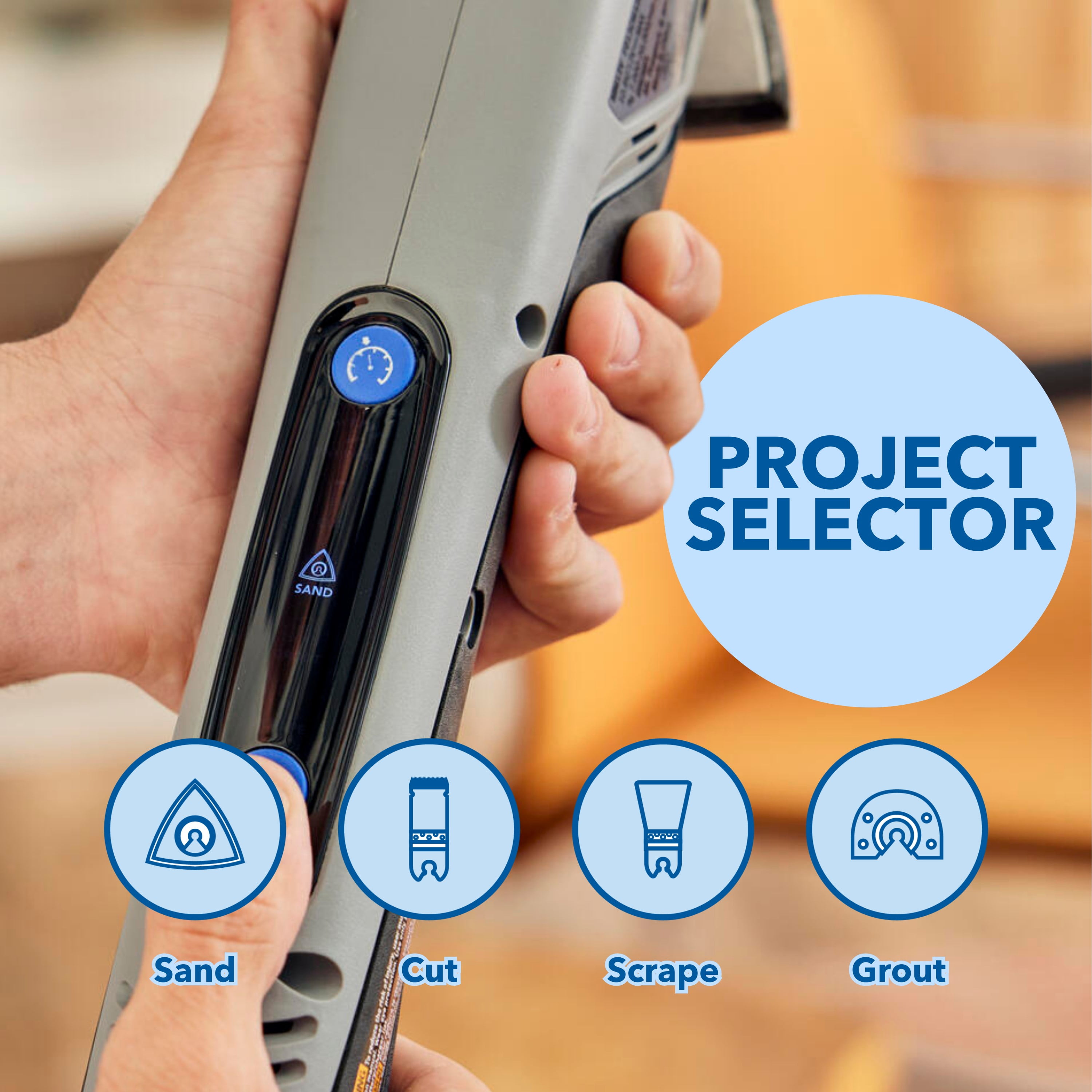 Dremel Blueprint 12V Brushless Oscillating Multi-Tool with Integrated Application Selector, MM12V-S1