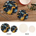 thumbnail image 4 of Dinosaurs in Space Trivet Mats Pot Holders Cotton Woven Non-Slip Heat Resistant for Hot Pots Pans Pats for Cooking Baking Set of 2, 4 of 7