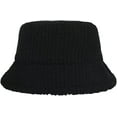 thumbnail image 3 of CoCopeaunts Plain Bucket Hats for Women Lamb Plush Soft Warm Fisherman Hat Winter Solid Color Casual Lady Outdoor Bucket Cap, 3 of 8