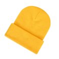 thumbnail image 2 of Minnieouse Nuevos sombreros de invierno para mujer, gorros para niñas, gorro de punto sólido bonito, gorros de otoño para niñas, gorros, gorro Sombreros amarillo, 2 of 6
