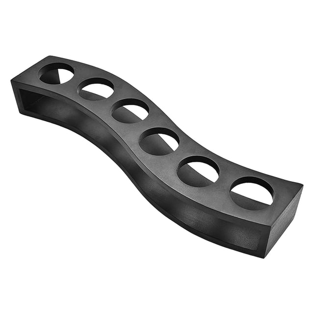 Estante de para taza cristalería, estante de almacenamiento independiente para tazas de té, taza de , estante para tazas de agua de S negra de 6 agujeros. Sunnimix jarra de cerveza de vino