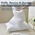 thumbnail image 4 of Kuyami Pillow, 2026 Upgraded the Kuyami Pillow Comfort Neck Support, Fluffy, Retains Shape, Stays Cool All Night, Kuyami Pillows for Back, Stomach or Side Sleepers, Breathable Durable (1Pc, 19*30"), 4 of 7
