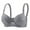 Dark Gray, variant on Full Coverage Lace Bras for Women Adjustable Straps Comfortable Everyday Bras for Office Wear Push Up Wireless Lightly Lined Bra 38B, Black