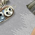 thumbnail image 6 of Area Rug 8x10 Washable Rug for Living Room Dining Room Bedroom Office Low Pile Soft Neutral Area Rugs Modern Stripes Farmhouse Floor Cover Grey Rug, 6 of 9