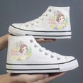 thumbnail image 1 of Sanrio-zapatos de lona de Hello Kitty para mujer, zapatillas de ocio de dibujos animados, estilo coreano Harajuku, Y2k, deportivas universitarias, 1 of 4
