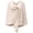 Beige, variant on PULI Women's Cross Front Poncho Shawl Wrap, Knit Cape Layering Cover Up for Travel, Office and Evening Wear