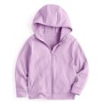thumbnail image 6 of RFQWOVSR Girls Solid Color Zip Up Hoodie Soft Comfortable Casual Jacket 13-14 Years, 6 of 6