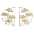 thumbnail image 1 of Metal Ginkgo Leaf Decoration,2 Pcs Ginkgo Leaf Gold Ginkgo Leaf Decoration D Wall Sculpture High-Precision Functionality, 1 of 8