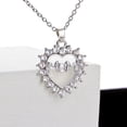 thumbnail image 4 of XWSHYW Collares Colgantes Collar con Colgante de Cristal En Forma de Corazón, Joyería para El Día de La Madre, 4 of 6