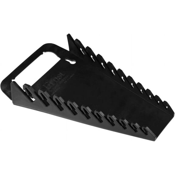 Ernst Manufacturing Gripper Wrench Organizer, 10 Tool, Black
