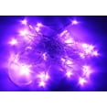 thumbnail image 4 of Karlling - Cadena de luces de hadas de 40 LED, color morado, funciona con pilas, para bodas, fiestas, Navidad, decoraciones navideñas (púrpura), 4 of 4