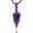 Purple-Amethyst, variant on 6 Facet Point Crystal Necklace Lucky Healing Stone Pendant with Adjustable Rope Natural Quartz Yoga Spiritual Necklaces Jewelry for Men Women