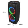 thumbnail image 5 of Bafle Bluetooth Kaiser KSB-4218 2 x 8 pulgadas 30 000 W PMPO más Micrófono Alámbrico, 5 of 5