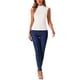 thumbnail image 2 of Blusa sin mangas de cuello alto INSPIRE CHIC para mujeres, verano, tejido de punto acanalado, 2 of 6