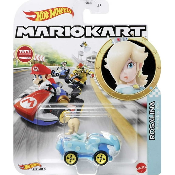 Hot Wheels Mario Kart Rosalina Diecast Car [Birthday Girl]